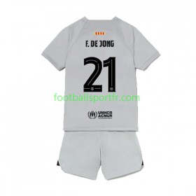 Tenue FC Barcelone Frenkie de Jong 21 Enfant Troisieme 2022-2023 Maillot de Foot